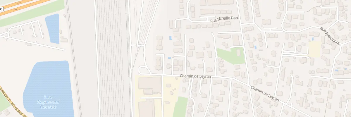 Plan du 97T Che de Leyran à Villenave-d’Ornon