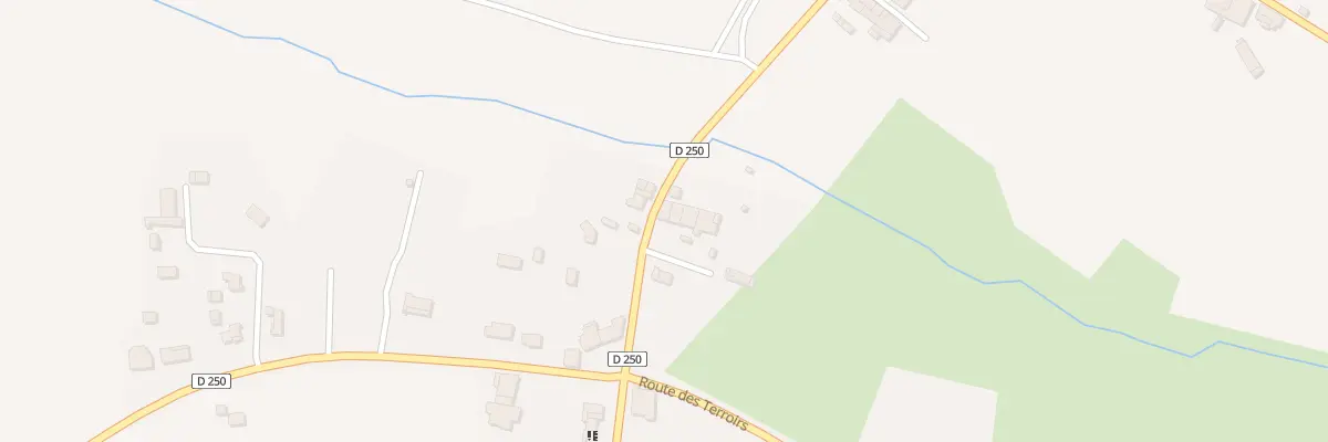 Plan du 134 Rte des Cotes de Bourg à Teuillac