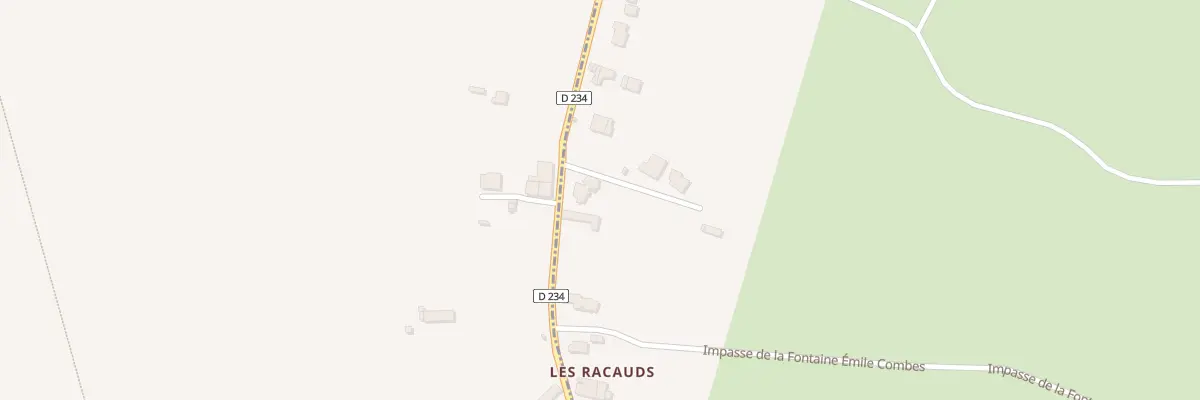 Plan du 164 Rte de Colombiers à Saint-Léger