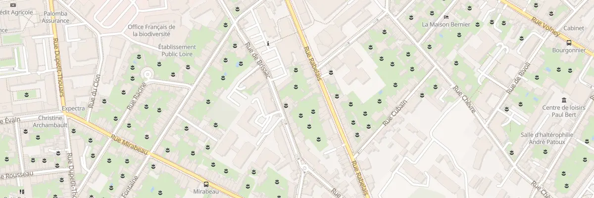 Plan du 61 Rue de Brissac à Angers