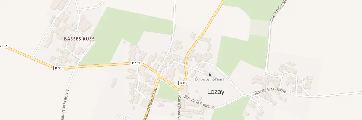 Plan du 2 Rue des Fleurs à Lozay