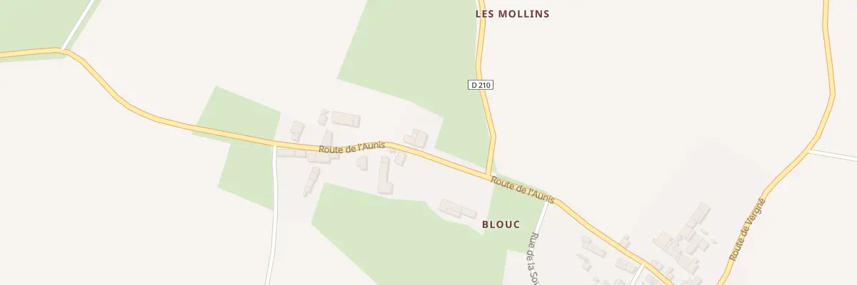 Plan du 14 Rte de l’Aunis à Lozay