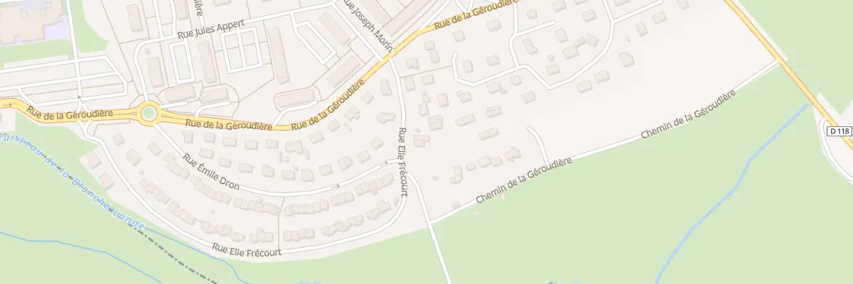 Plan du 74 Rue Elie Frecour à Flers