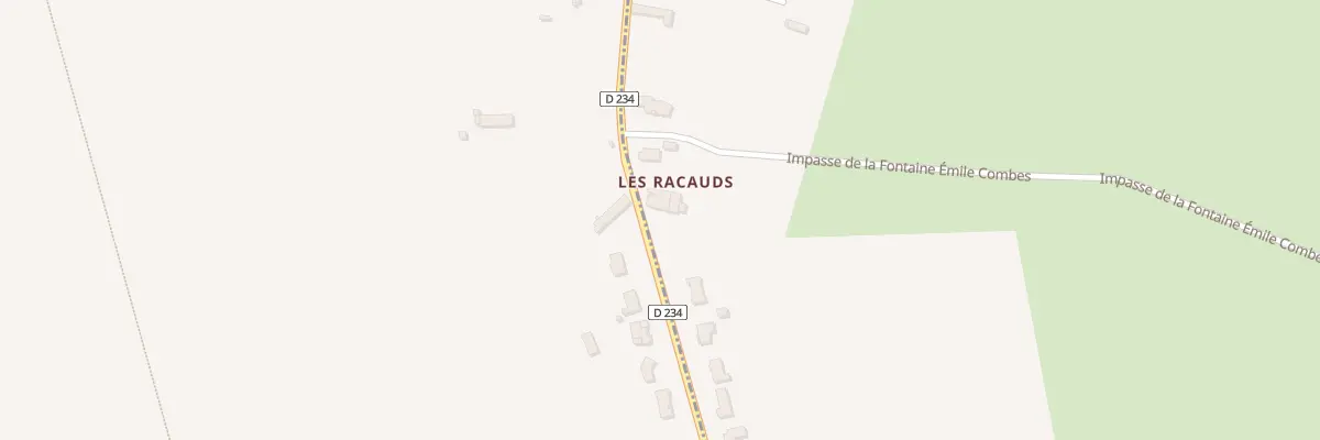 Plan du 156 Rte de Colombiers à Saint-Léger