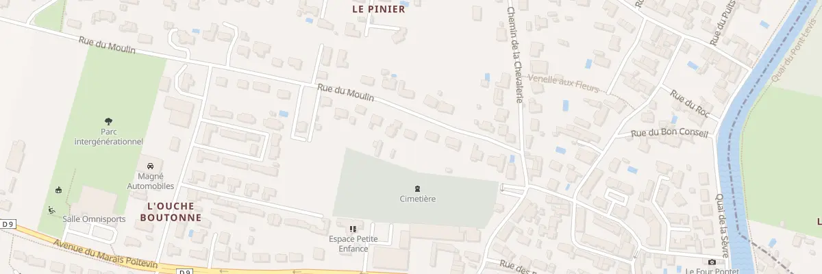 Plan du 23 Rue du Moulin à Magné