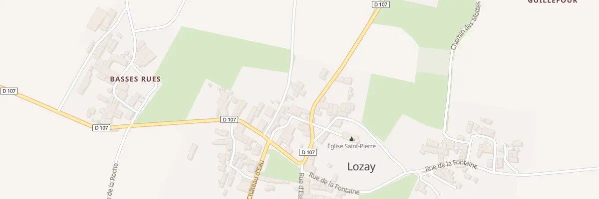 Plan du 11 Rue du Marronnier à Lozay