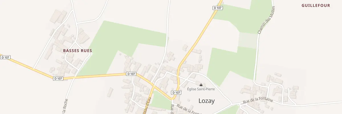 Plan du 9 Rue du Marronnier à Lozay