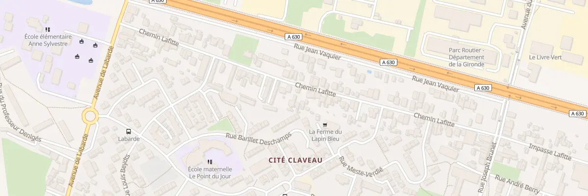 Plan du 70 Che Lafitte à Bordeaux