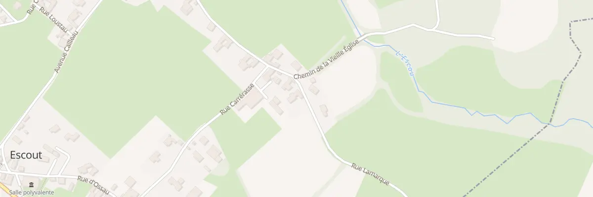 Plan du 38 Rue Lamarque à Escout