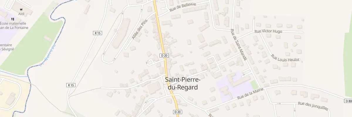 Plan du 22 Rue de la Roque à Saint-Pierre-du-Regard