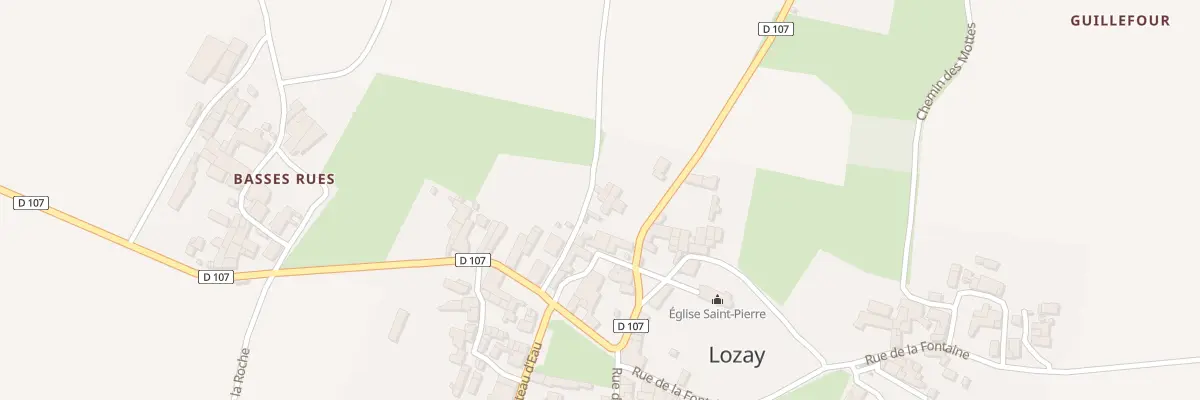Plan du 2 Imp des Pres Jaulet à Lozay