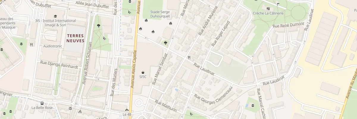 Plan du 111 Rue André Mureine à Bègles