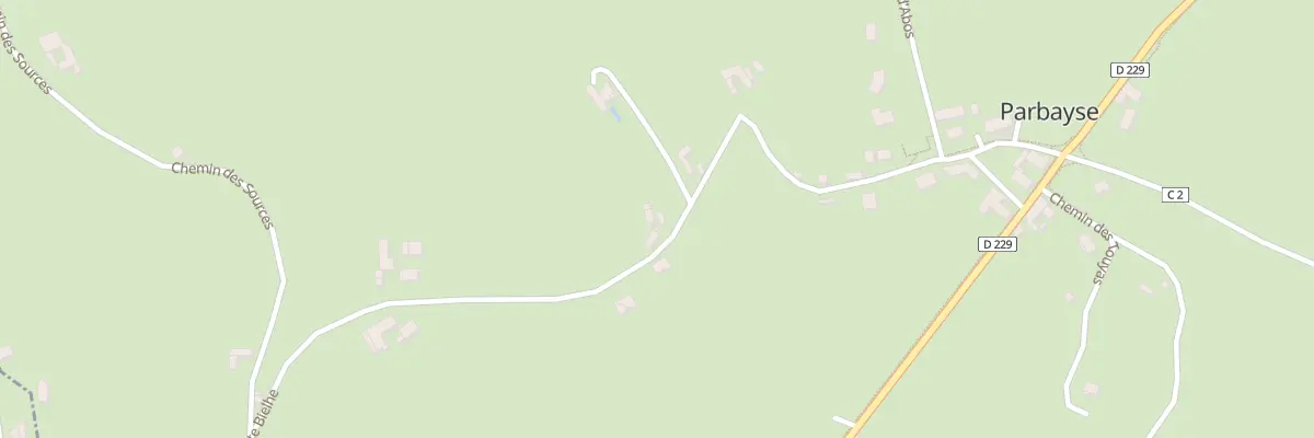 Plan du 10 Cote La Coste Bielhe à Parbayse