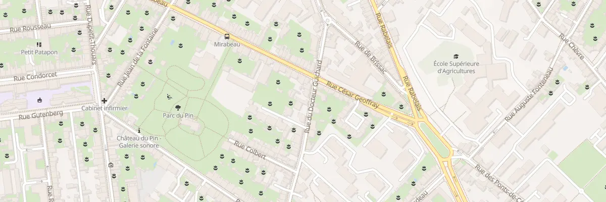 Plan du 20 Rue du Doc Guichard à Angers