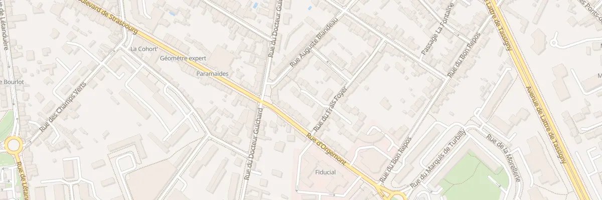 Plan du 36 Rue du Frais Foyer à Angers