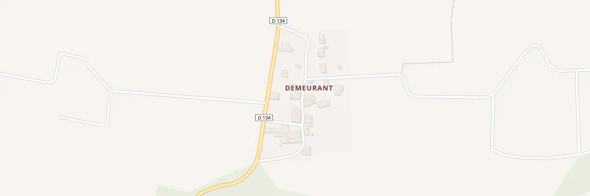 Plan du 17 Che de Demeurant à Teuillac