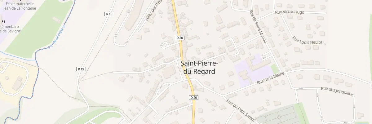 Plan du 8 Rue de la Roque à Saint-Pierre-du-Regard