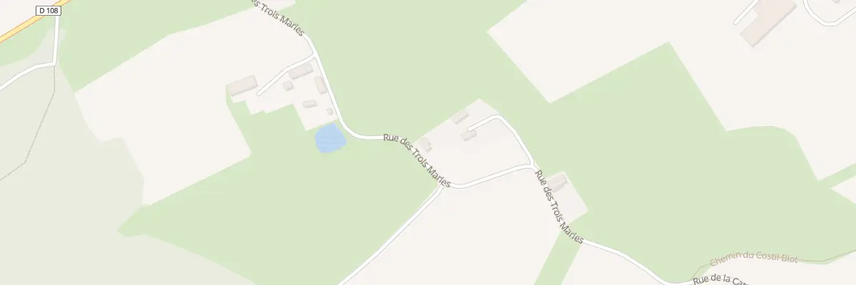 Plan du 8 Rue des Trois Maries à Thury-Harcourt-le-Hom