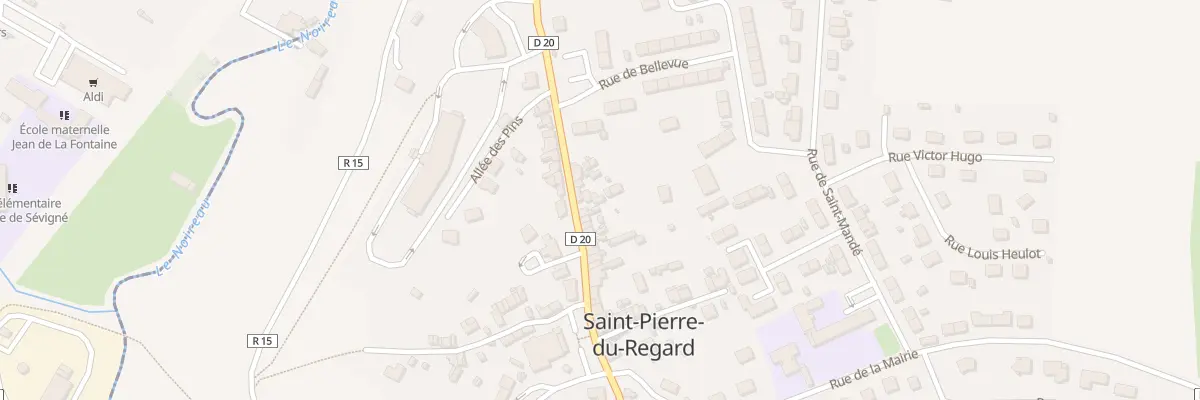 Plan du 38 Rue de la Roque à Saint-Pierre-du-Regard