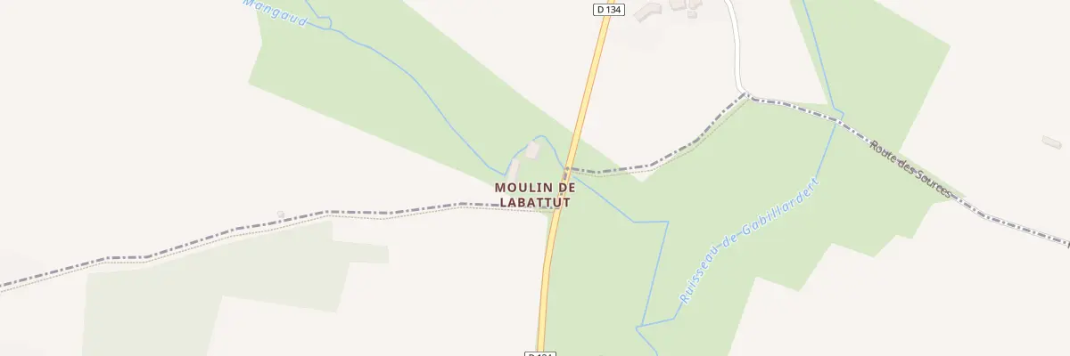 Plan du 88 Moulin de Labatut à Mombrier