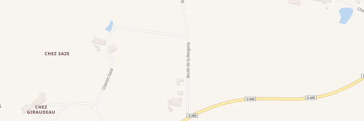 Plan du 7 Rte de la Bergerie à Nieul-le-Virouil
