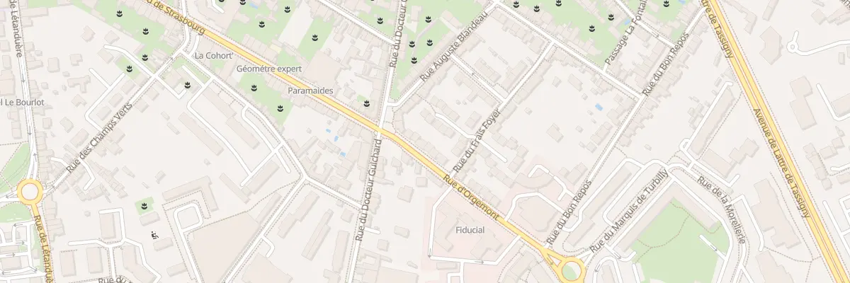 Plan du 9 Rue d’Orgemont à Angers