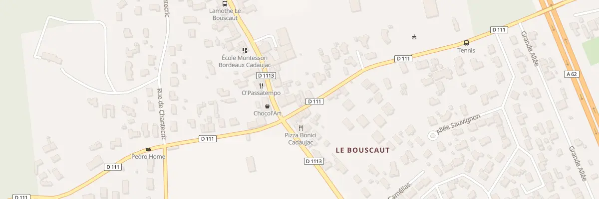 Plan du 1755 Av du Gen de Gaulle à Cadaujac