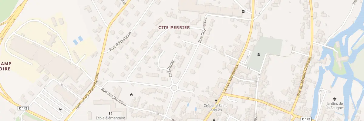 Plan du 7 Rue Guynemer à Pons