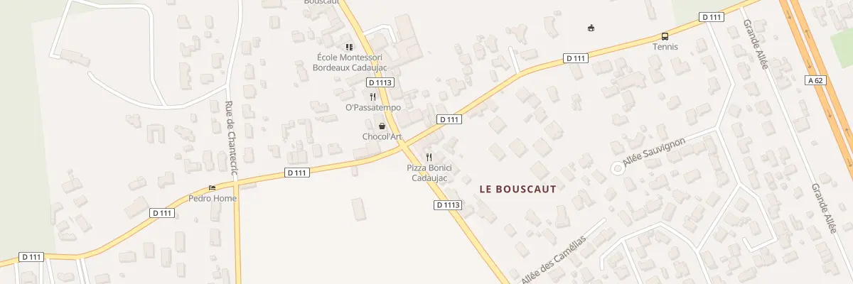Plan du 1774 Av du Gen de Gaulle à Cadaujac