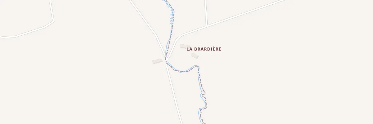 Plan du 3 La Brardière à Chantrigné