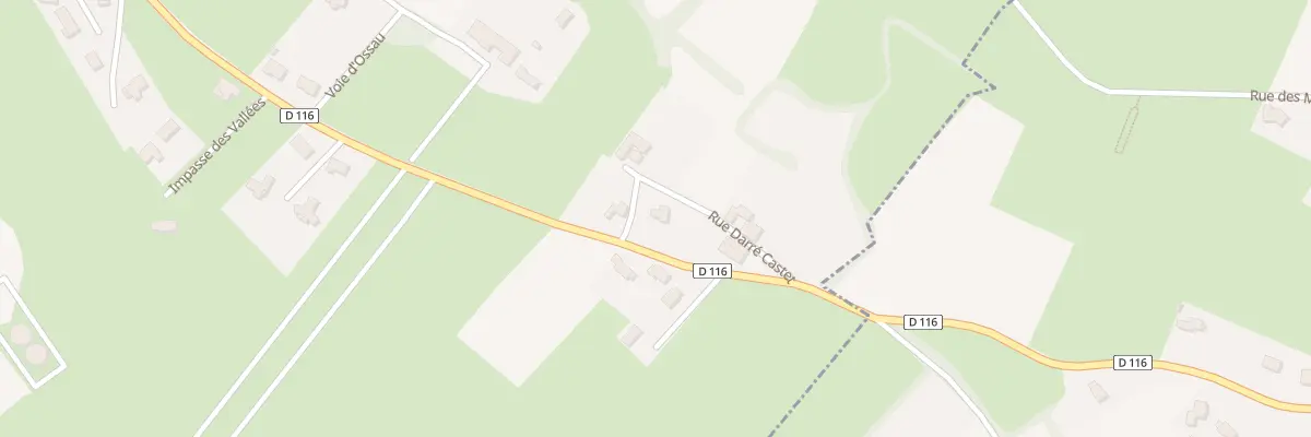 Plan du 11 Rue Darre Castet à Escout
