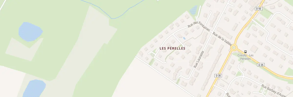 Plan du 18 Rue des Fontaines à Creully sur Seulles