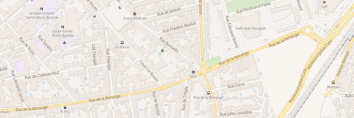 Plan du 79 Rue Bonnefin à Bordeaux