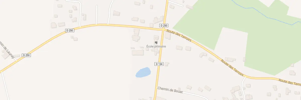 Plan du 113 Rte des Cotes de Bourg à Teuillac