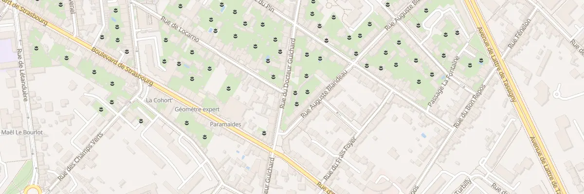 Plan du 93 Rue du Doc Guichard à Angers