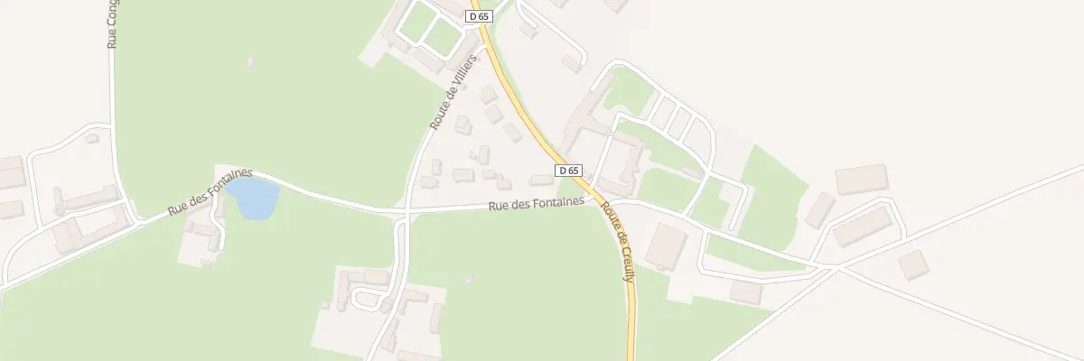 Plan du 2 Rue des Fontaines à Crépon