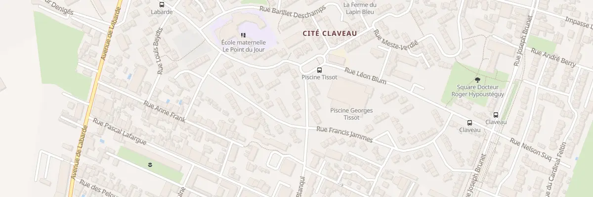 Plan du 297 Rue Blanqui à Bordeaux