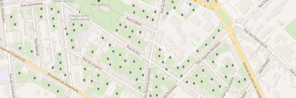 Plan du 58 Rue du Doc Guichard à Angers
