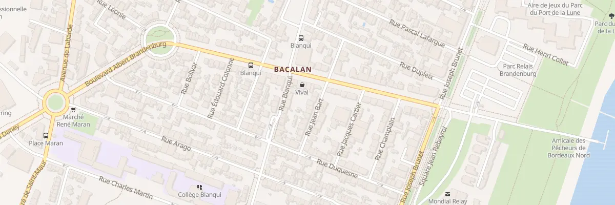Plan du 19 Rue Jean Bart à Bordeaux