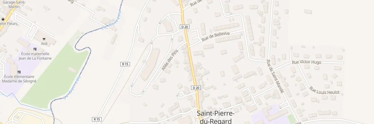 Plan du 15 Rue de la Roque à Saint-Pierre-du-Regard