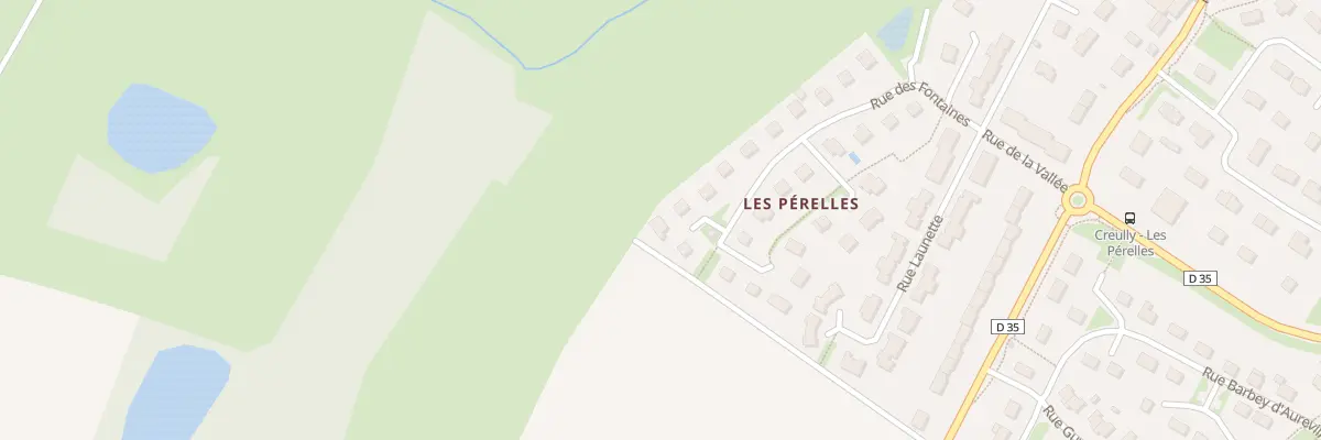 Plan du 20 Rue des Fontaines à Creully sur Seulles