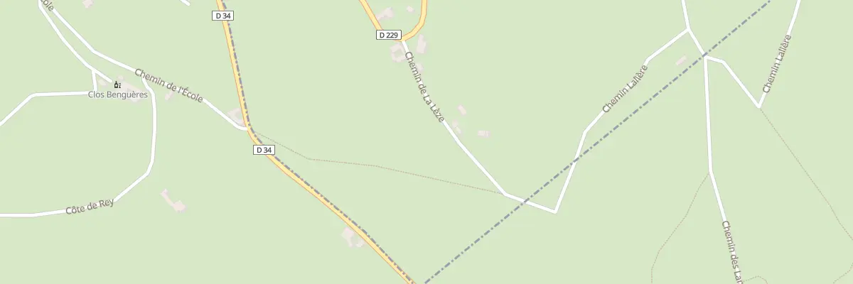 Plan du 5 Che de Laliere à Parbayse