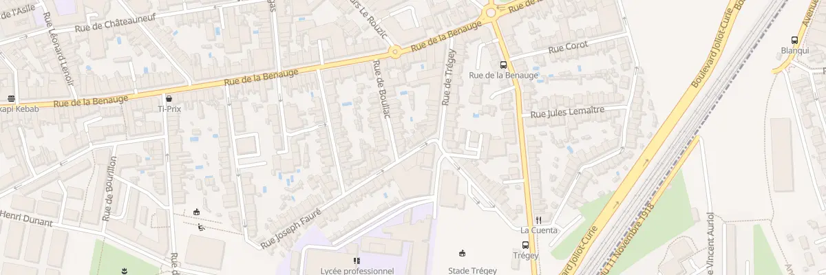 Plan du 107 Rue Joseph Faure à Bordeaux