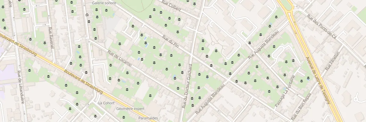 Plan du 68 Rue du Doc Guichard à Angers