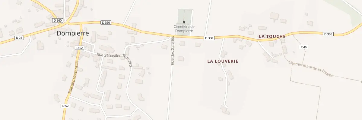 Plan du 3 Rue du Puits Pralon à Dompierre