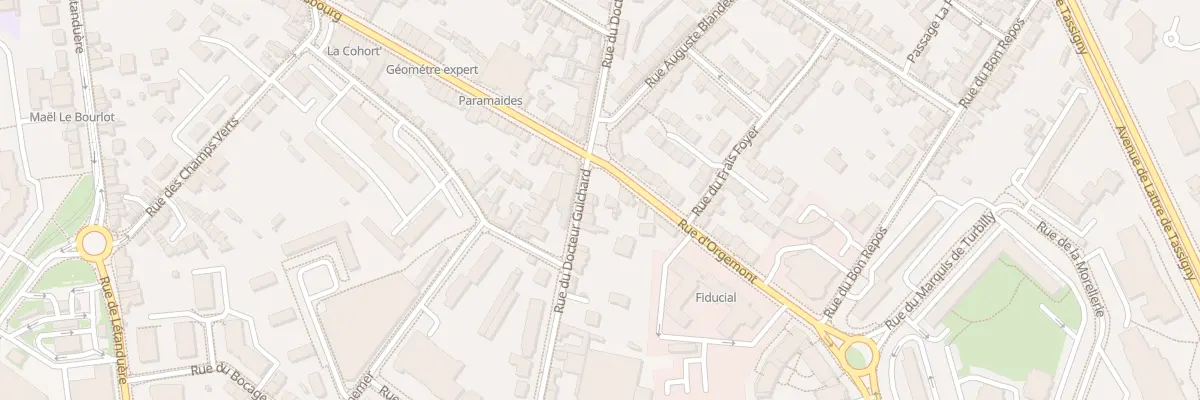 Plan du 119 Rue du Doc Guichard à Angers