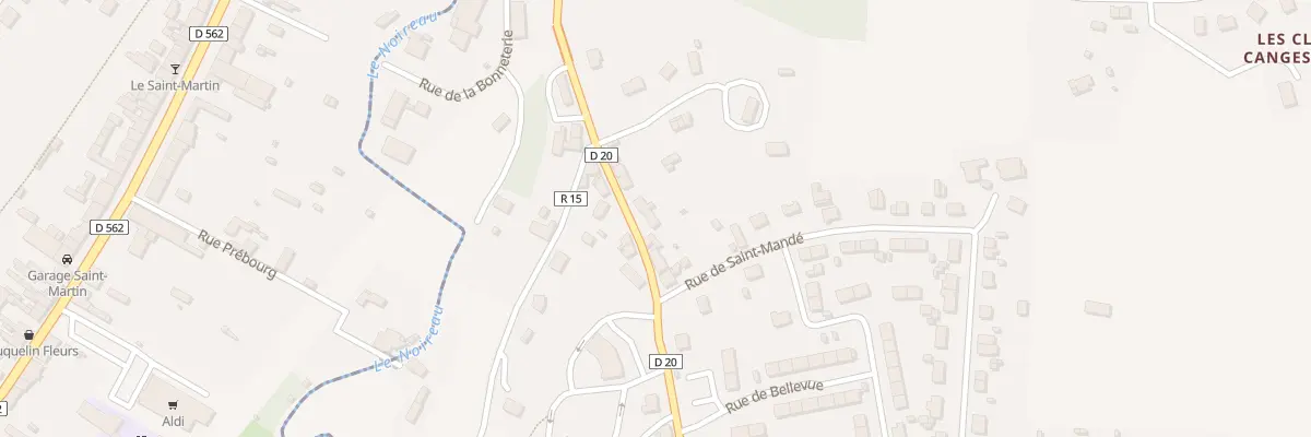Plan du 56 Rue de la Roque à Saint-Pierre-du-Regard