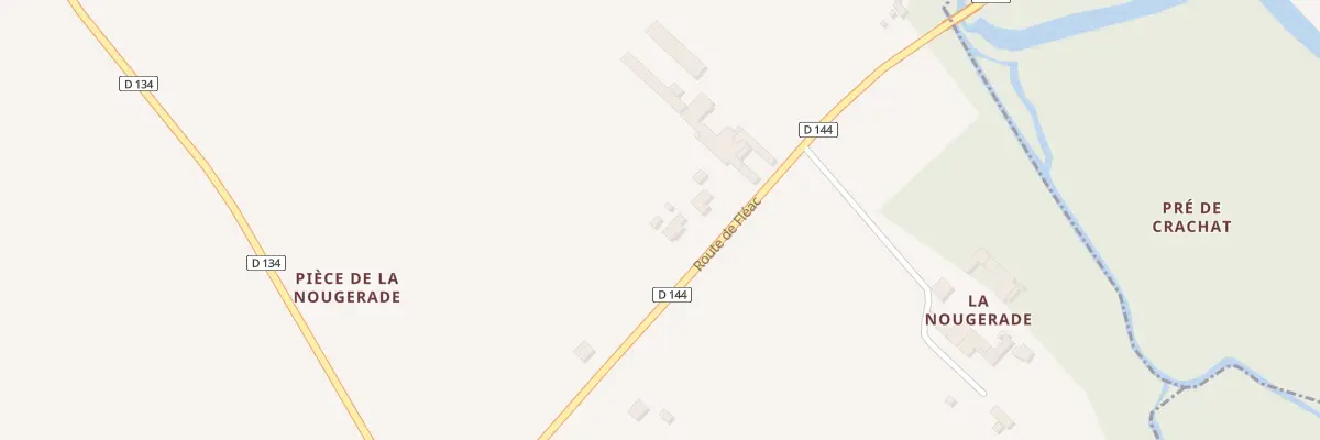 Plan du 9 Rte de Fléac à Belluire