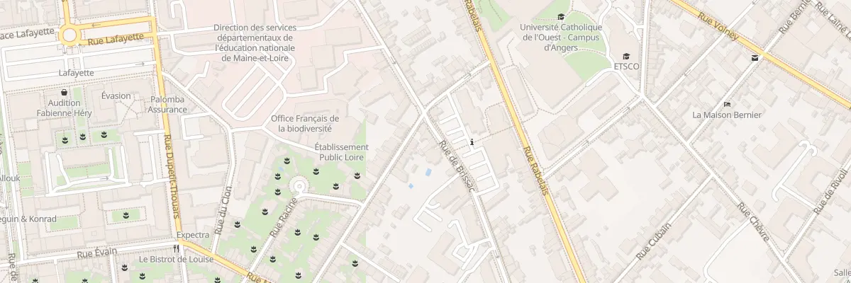 Plan du 36 Rue de Brissac à Angers