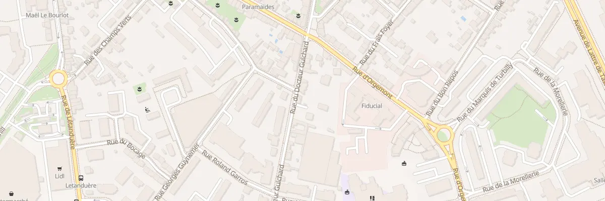 Plan du 133 Rue du Doc Guichard à Angers